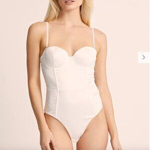 Homebodii White Brooklyn Bodysuit
